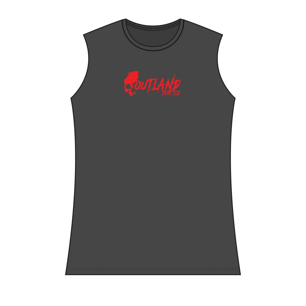 Outland Skull Logo Tank Top Graphic Muscle Tee
