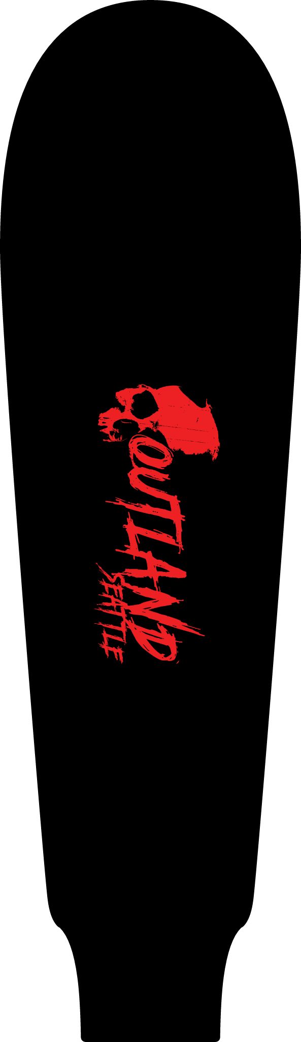 Cropped Long Sleeve Tee - Red Skull Graphic Fashion Top - Image 2