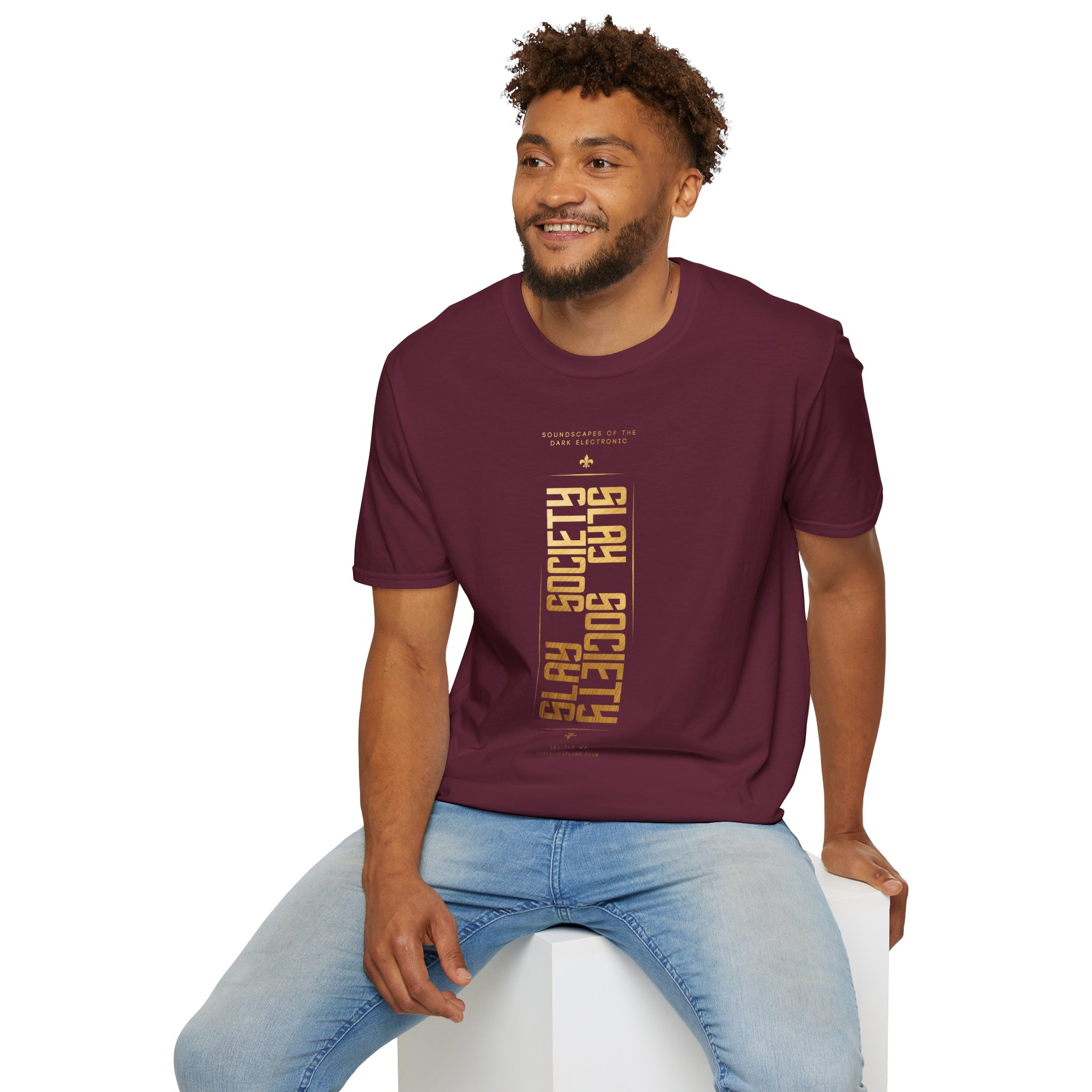 OUTLAND Slay Society T-Shirt Gold Geometric - Image 10