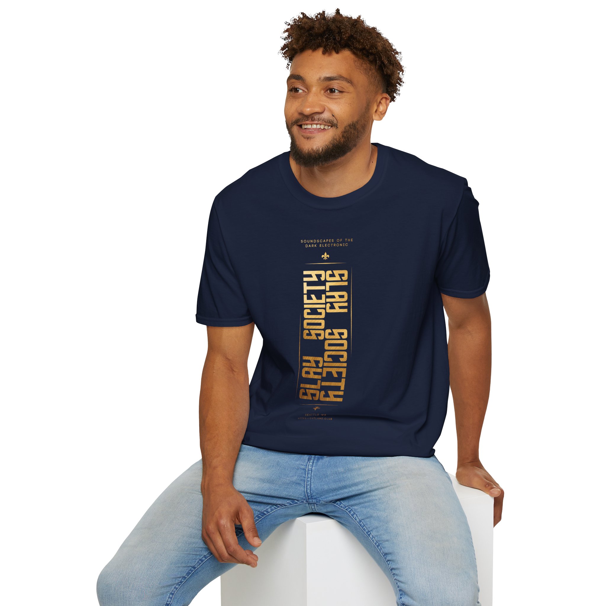 OUTLAND Slay Society T-Shirt Gold Geometric - Image 20